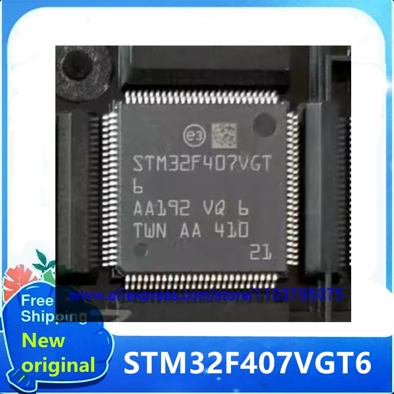 

5 шт./лот STM32F407VGT6 QFP-100 новый оригинальный в наличии