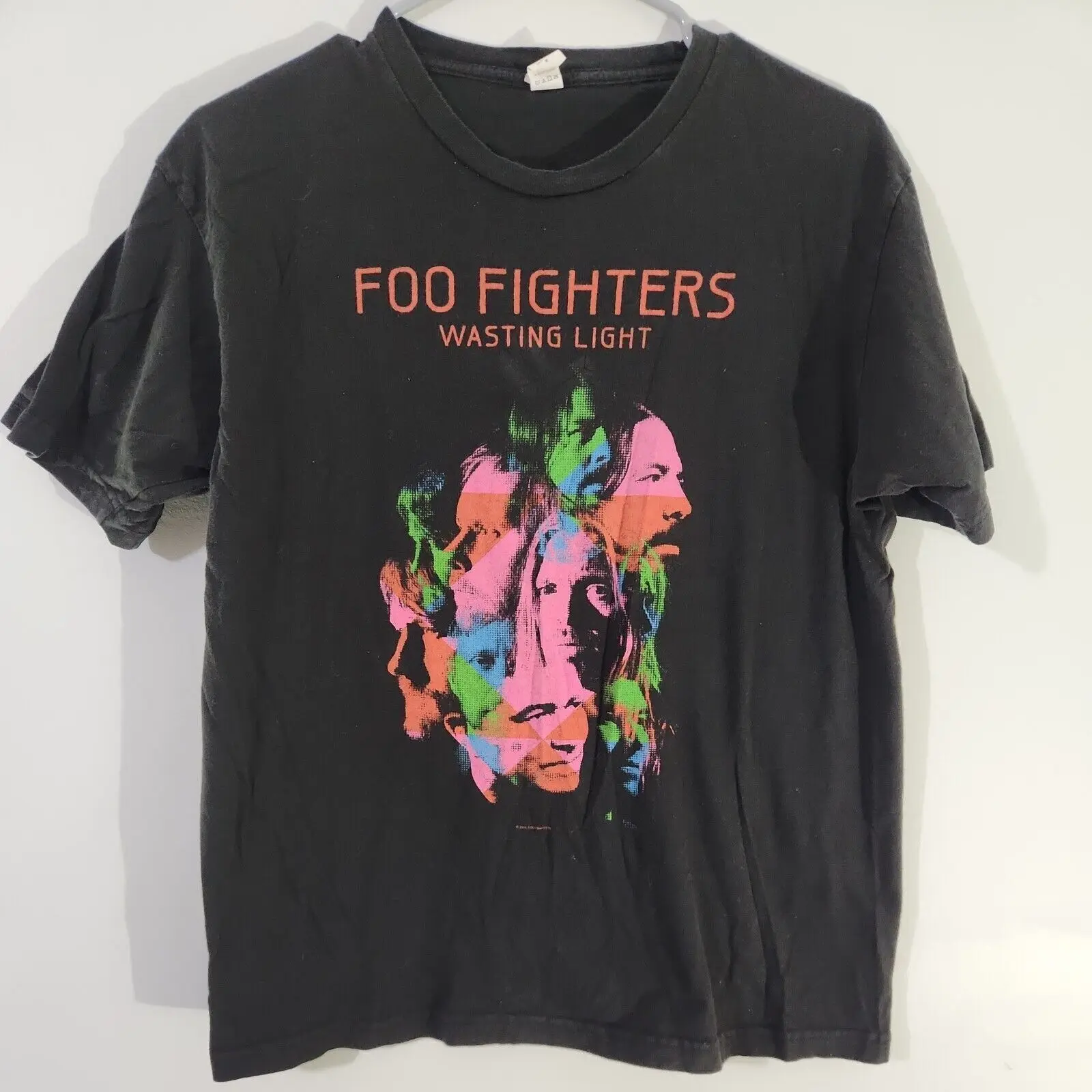 

Foo Fighter Wasting Light Spring Summer Tour 2011 T Shirt Vintage Men Gift Tee