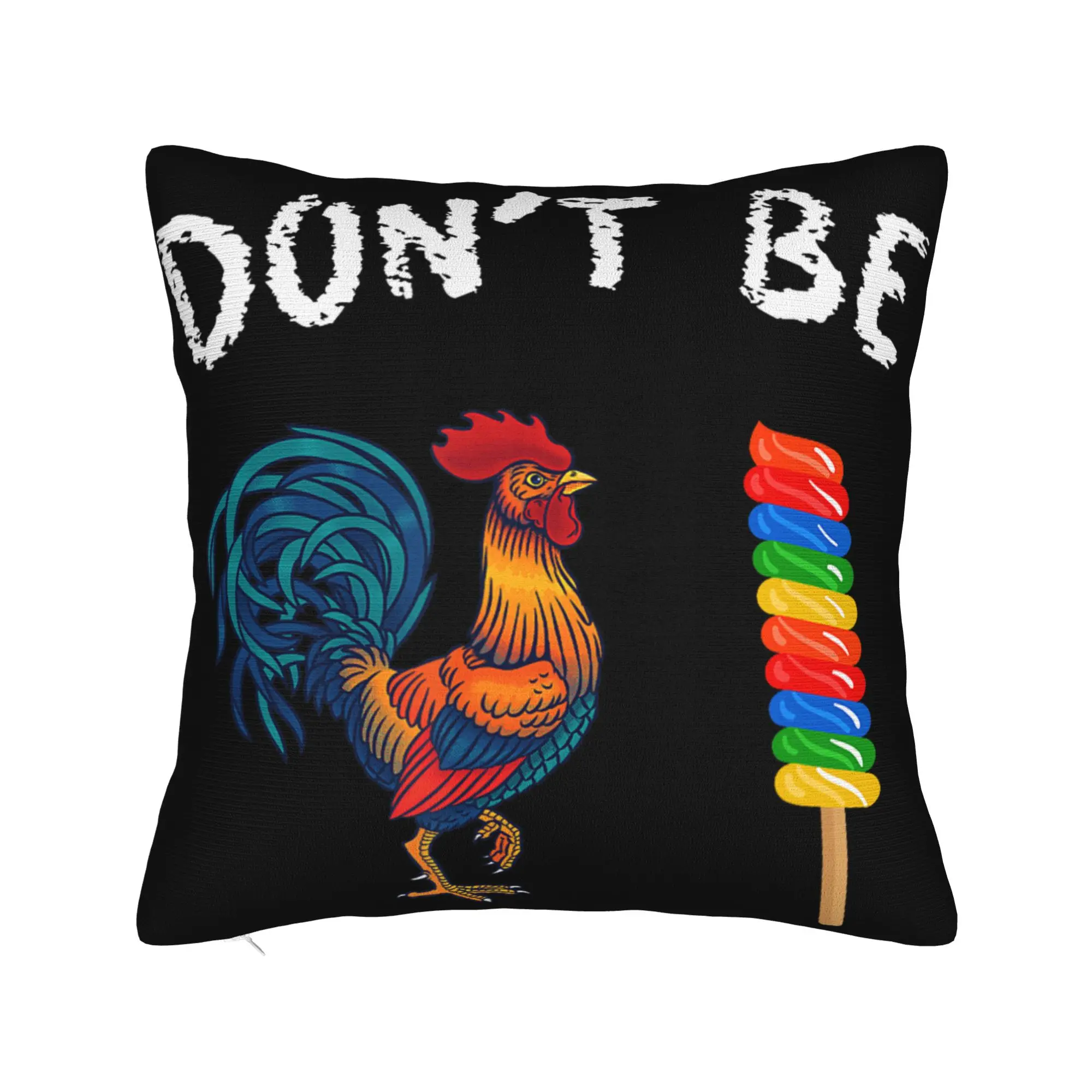 Don't Be A Sucker Funny Chicken Meme Pillow Cover Accessories Soft Cushion Cover Decoration  Pillow Case Cover Seater Multi Size