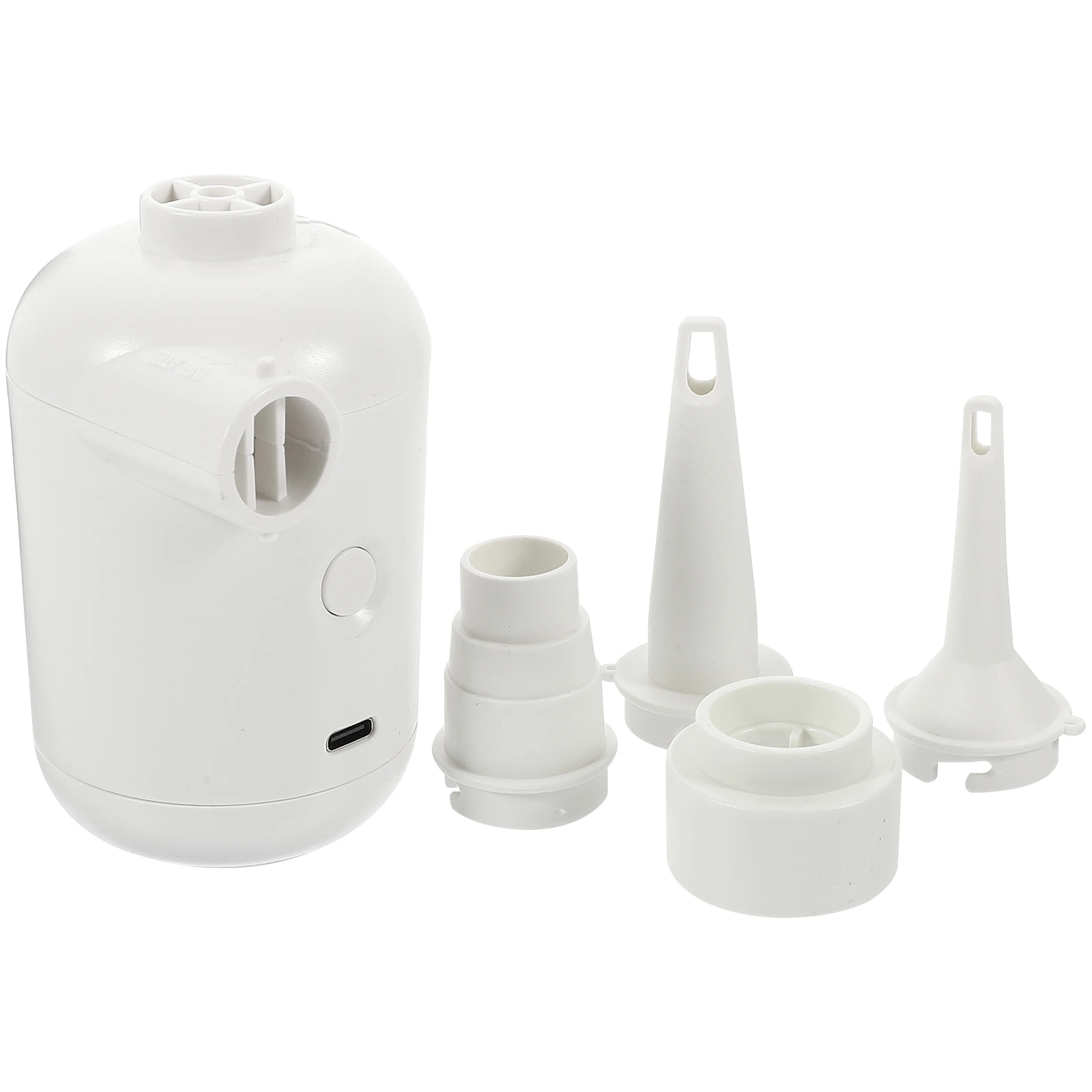 

Electric Air Pump for Inflatable Float Camping White Portable Travel Fast Inflation USB Outdoor Indoor Use Mattress Pool Toys