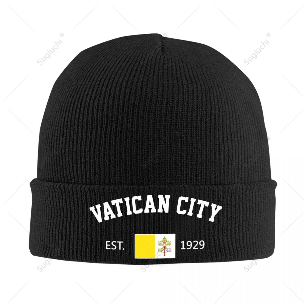 Knitted Hat Unisex Vatican City EST.1929 Independence Day For Men Women Boys Winter Autumn Beanie Cap Warm Bonnet