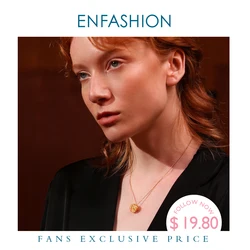ENFASHION Letter Initial Pendants Necklace Stainless Steel Gold Color Letters Charms Necklaces For Women Fashion Jewelry 188002