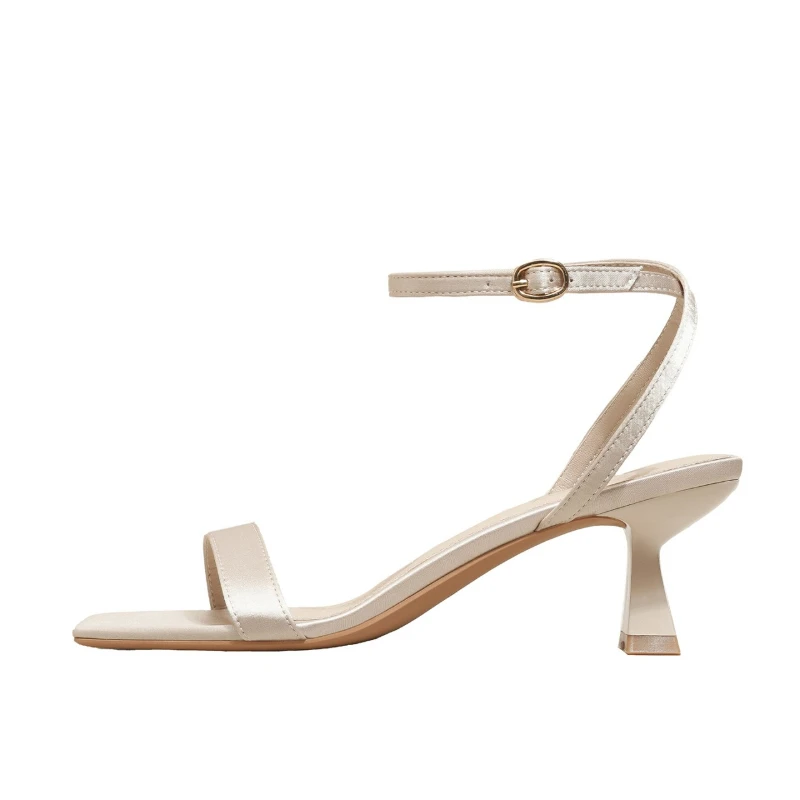 Quadratische offene Damen-High-Heel-Sandalen – Sommer 2026 Neuer Stil, hochwertige, modische Freizeit- und Party-Sandalen mit Schnalle für Damen – Detail 2