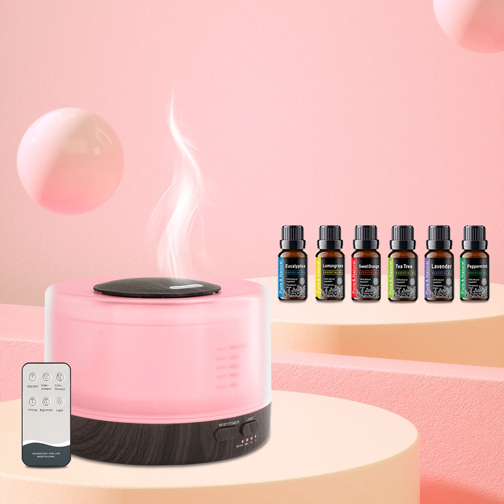 

Diffuser For Home Dry Air Relief Stress-Free Aromatherapy 16.91oz Smart Aroma Oil Diffuser with Auto Shut-Off Timer 7 Light