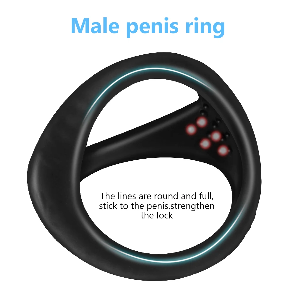 Penis Cock Ring Reusable Silicone Semen Cock Ring Penis Enlargement Delayed Ejaculation Erection Sex Toys For Men Sex Shop