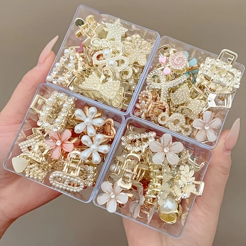 48 Styles of Half-Tied Hair Alloy Small Clips 1 48 Styles of Half-Tied Hair Alloy Small Clips