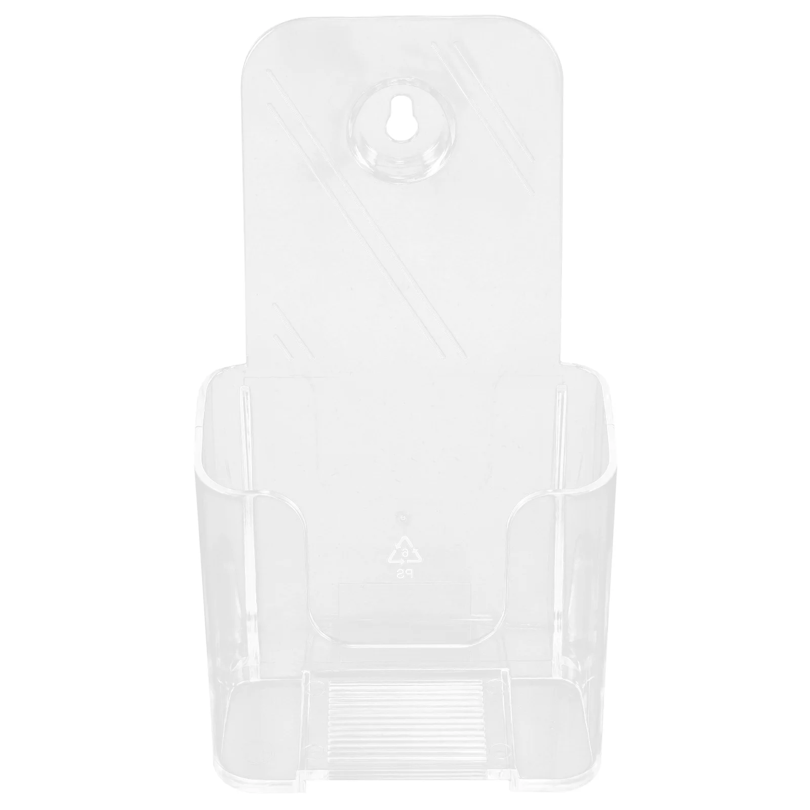 A6 Desktop File Organizer Holder For Brochure Document Stand Advertising Display Office Home Clear Acrylic Magazine