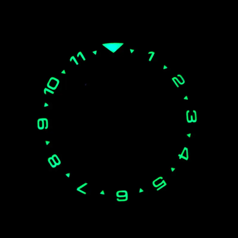 38*31.5mm 12 Hours Flat Super Luminous Ceramic Bezel Insert For NH35 NH36 Replace Divers Replacement of  Watch Accessories Parts