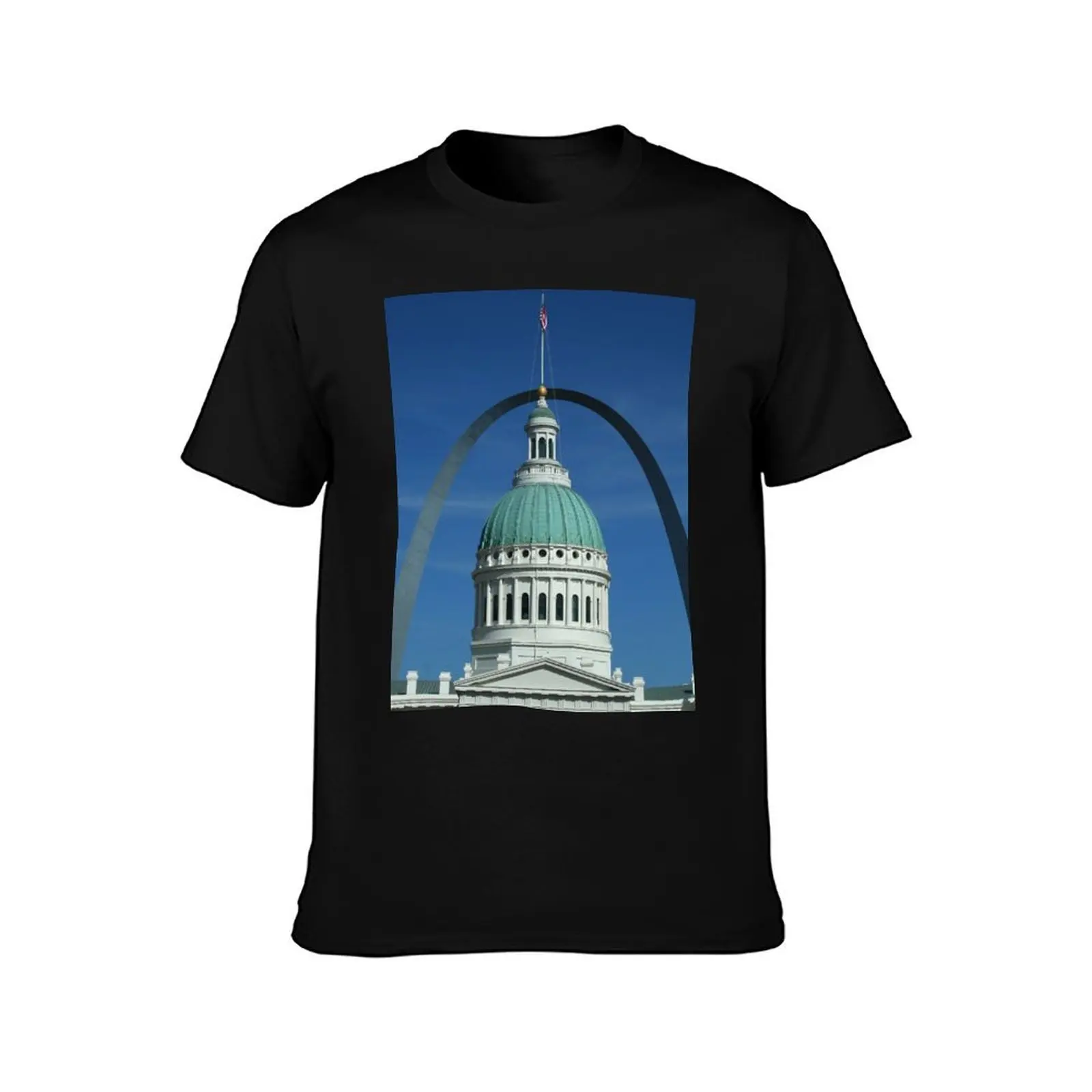 St.Louis Missouri T-Shirt Summer Casual Cotton Tee Oversized Streetwear Tops Vintage Graphic Print Loose Fit Short Sleeve