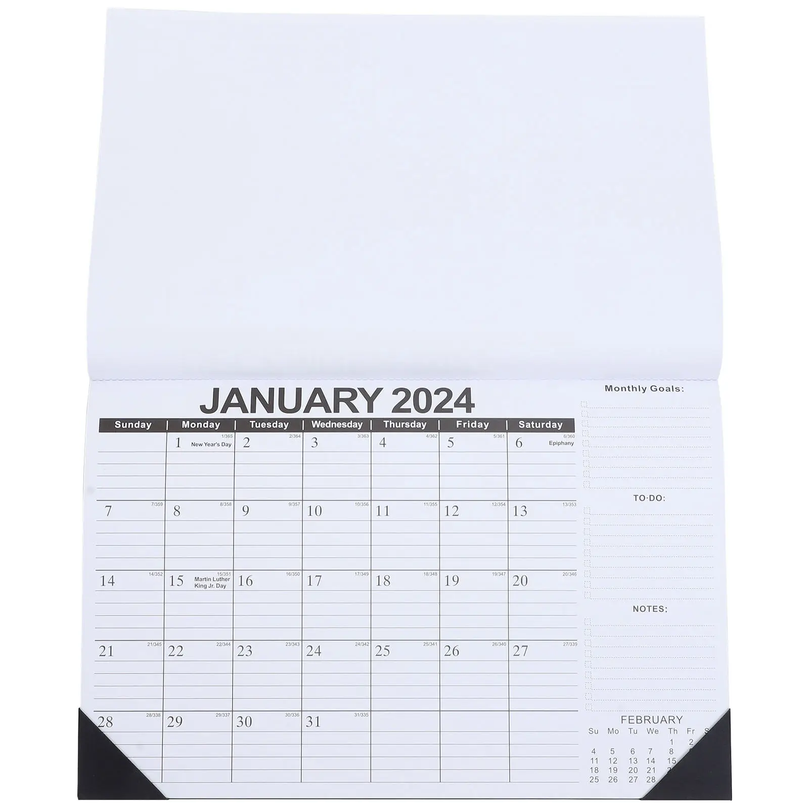 1Pcs Chic Paper Calendar 2023 Wall Hanging Note Taking Schedule Planner Stylish Home Office Decoration White Daily Memo
