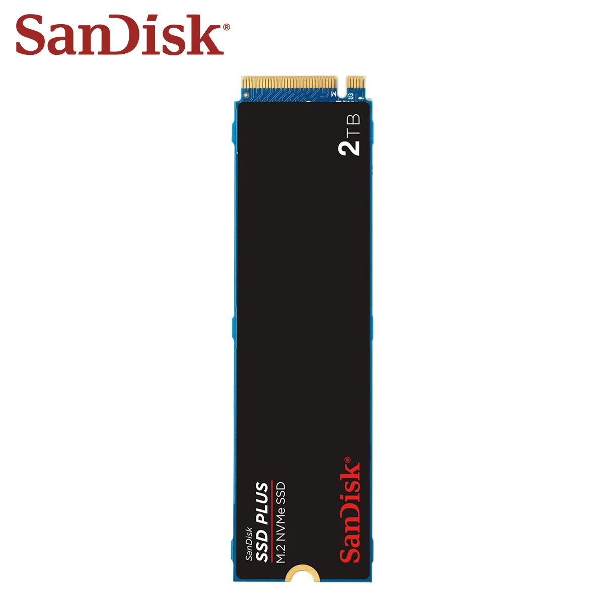 Imagem -05 - Sandisk-unidade Interna de Estado Sólido Disco de Armazenamento Alta Velocidade Original Ssd Plus Nvme m2 2280 Pcie Gen 3x4 250gb 500gb 1tb