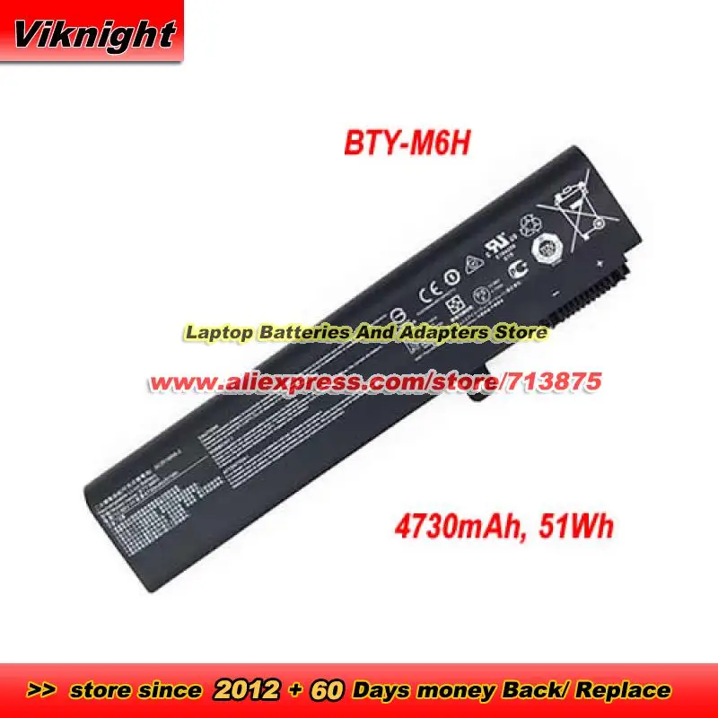 Genuine BTY-M6H Bat…