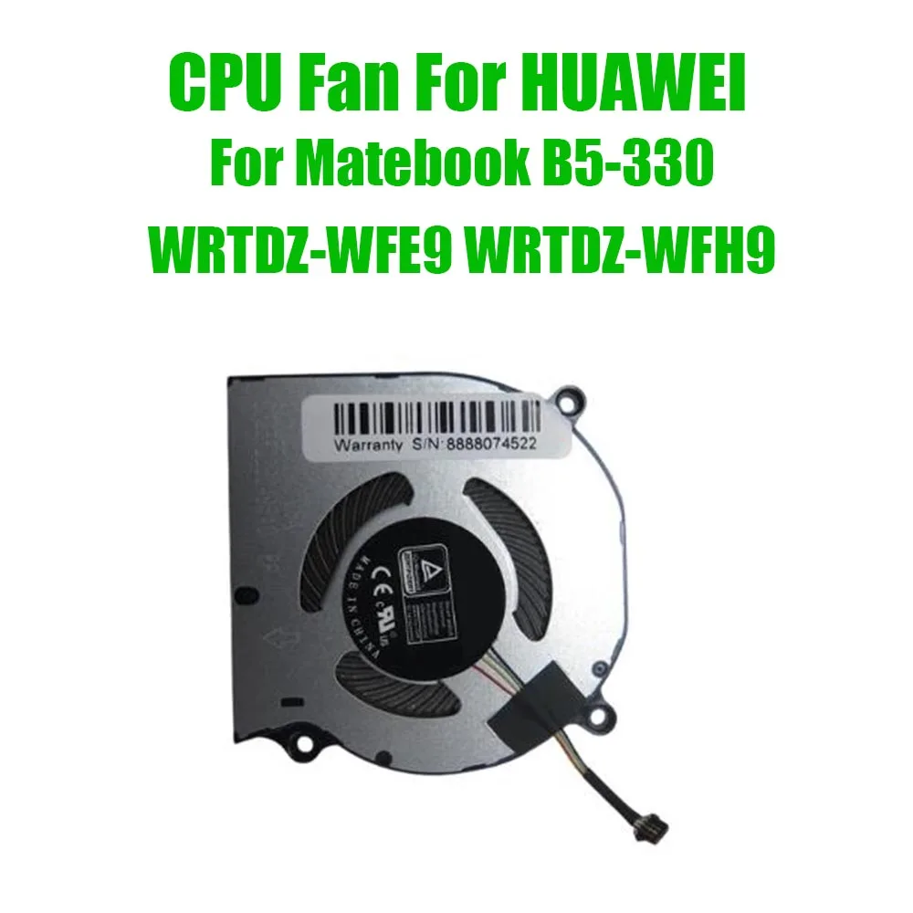 Für HUAWEI Matebook B5-330 WRTDZ-WFE9 WRTDZ-WFH9 DC5V 0.5A Ersatz-Laptop-CPU-Lüfter