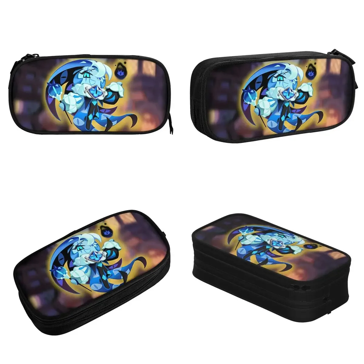 Shadow Milk Cookie Run Kingdom Pencil Cases Cartoon Anime Pen Holder Bags Girls Boys Large Storage School Supplies Pencil Box