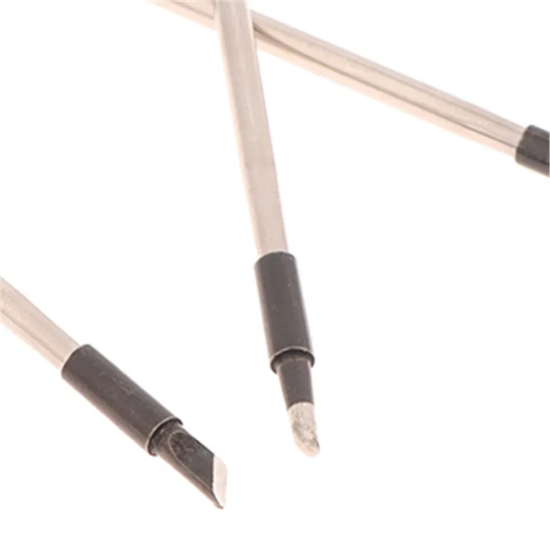 Comprehensive Stainless Steel Soldering Iron Tool Set with Ceramic Heated Core, Blade and Horseshoe Tips