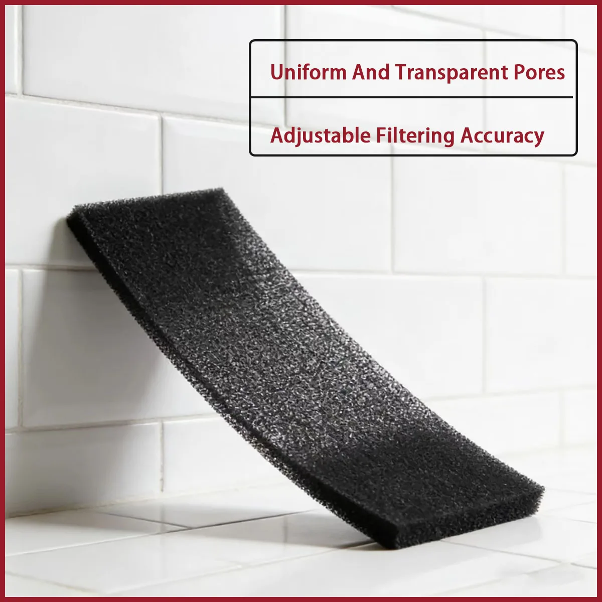 Polyurethane filter cotton with a pore size of 10-60ppi is used for air purifiers, air conditioning vents,automotive filters,etc