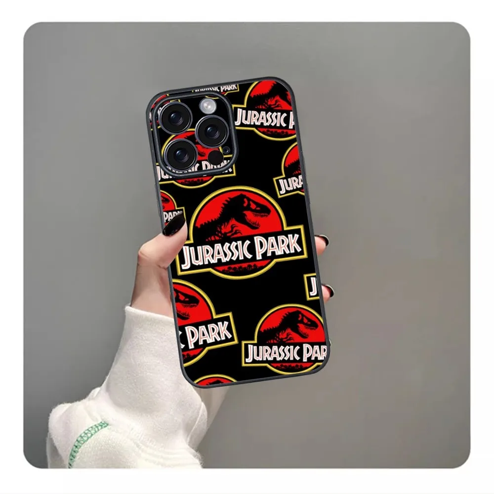 World J-Jurassic Park Phone Case For iPhone 16 15 14 13 12 11 PRO MAX PLUS Mini TPU Soft to Skin-friendly case