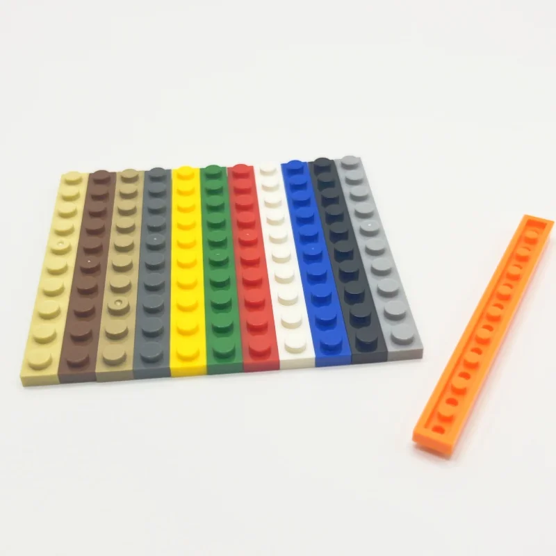 4477 Plate 1 x 10 Bricks Collections Bulk Modular Toys For Technical MOC DIY Gift Buildings Blocks