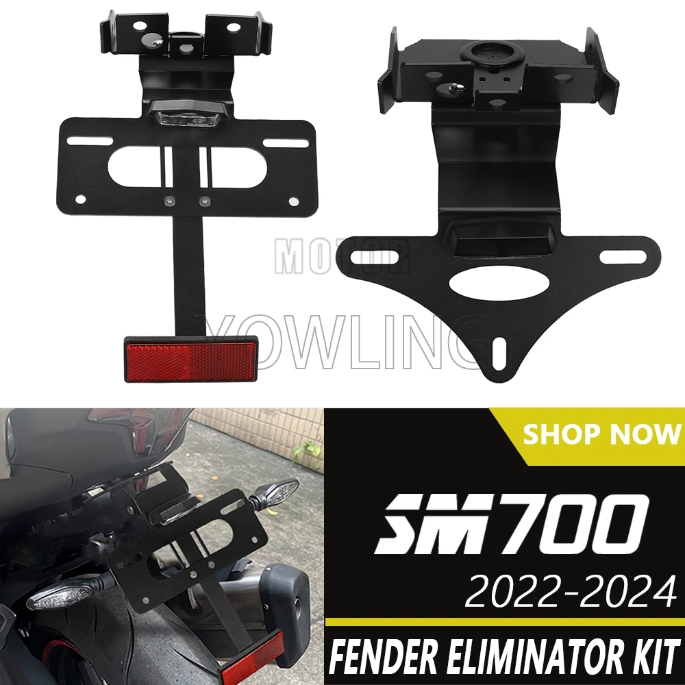 

Motorcycle License Number Plate Frame Holder Bracket For 690 SMCR 690 Enduro R For Gas Gas SM700 ES700 ES SM 700 ABS 2019-2024