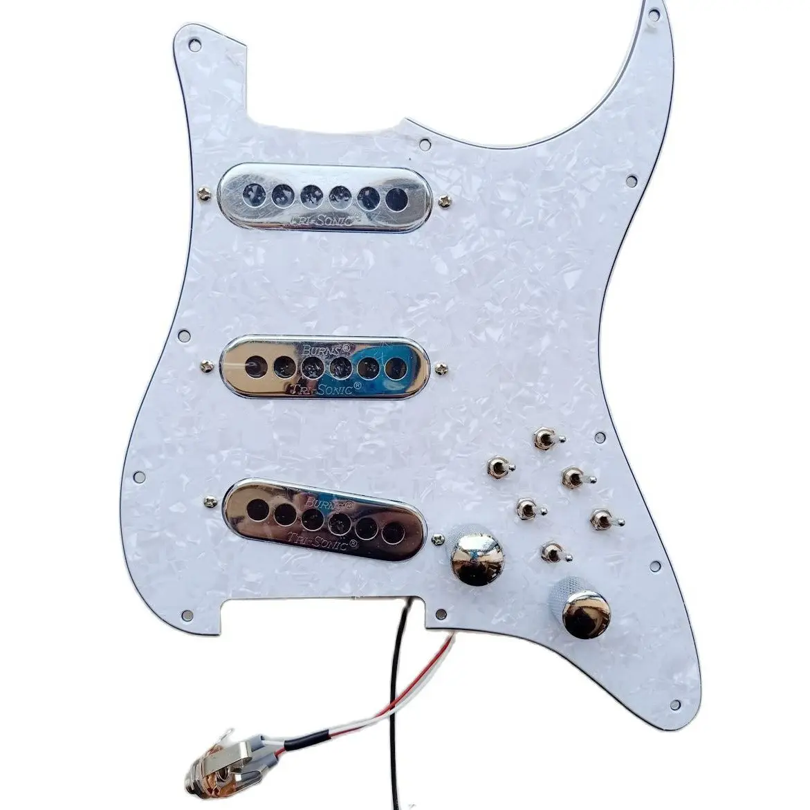 Prewired Pickguard Burns London Mini Tri-Sonics Brian May Loaded Guitar Instrument Accessories 1 set Welding Harness