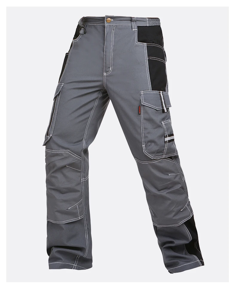 Technical Worker Trousers Multi Pocket Wear Resistant Construction Work Pants Men Workwear Cargo Pants Man Multi Pocket Trousers