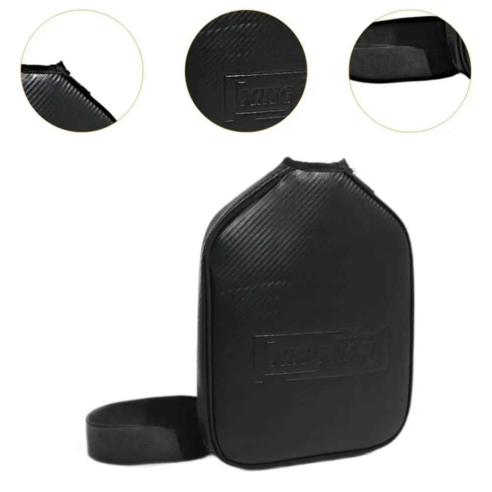 Crossbody Pickleball Shoulder Bag Adjustable Comfortable Straps Pickleball Paddle Cover Black Large Capacity Sports Fitness Bag