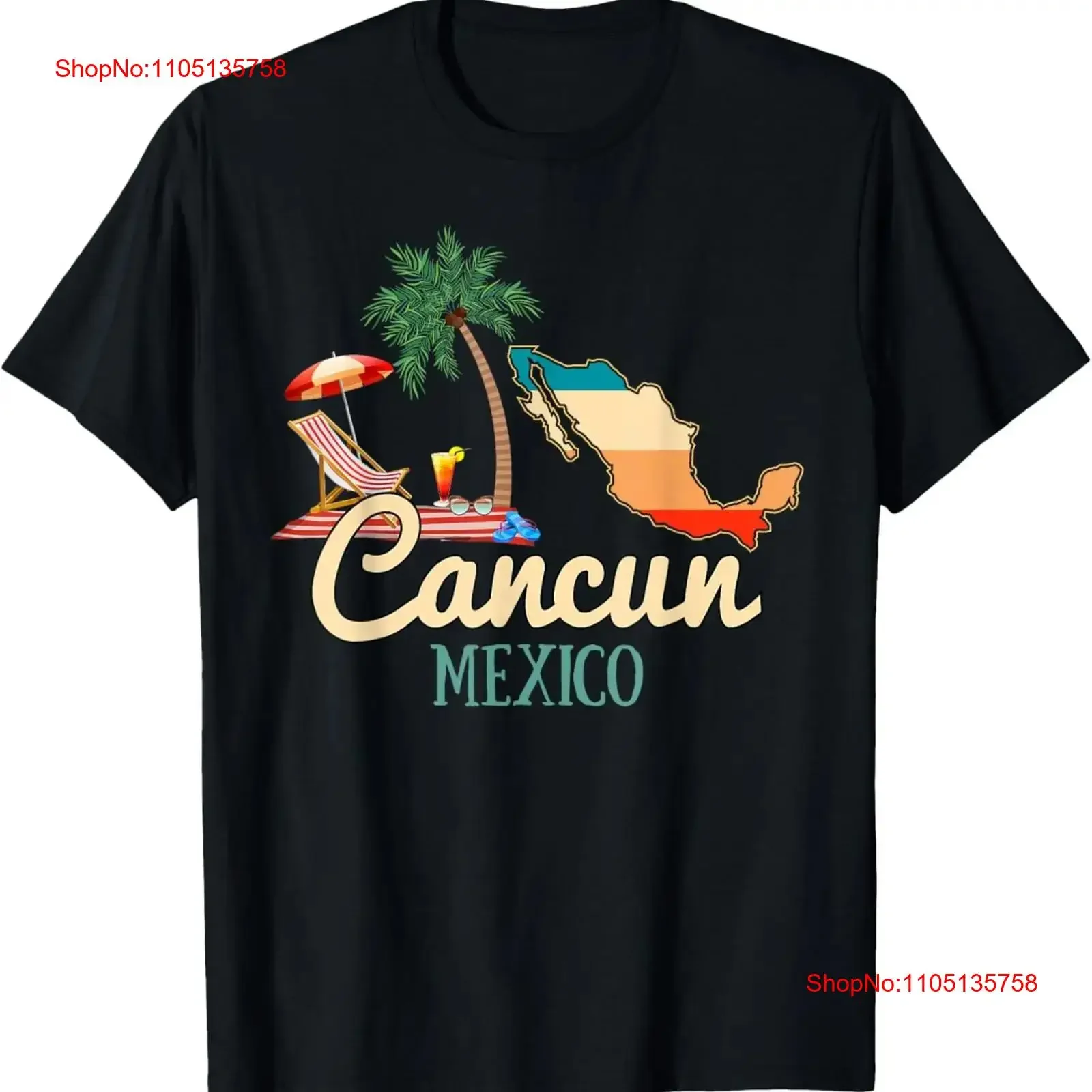 

Сувенирная футболка Cancun Mexico, одинаковые комплекты для всей семьи, винтажный стираный топ для повседневной носки, универсальная, мягкая, модная, дышащая