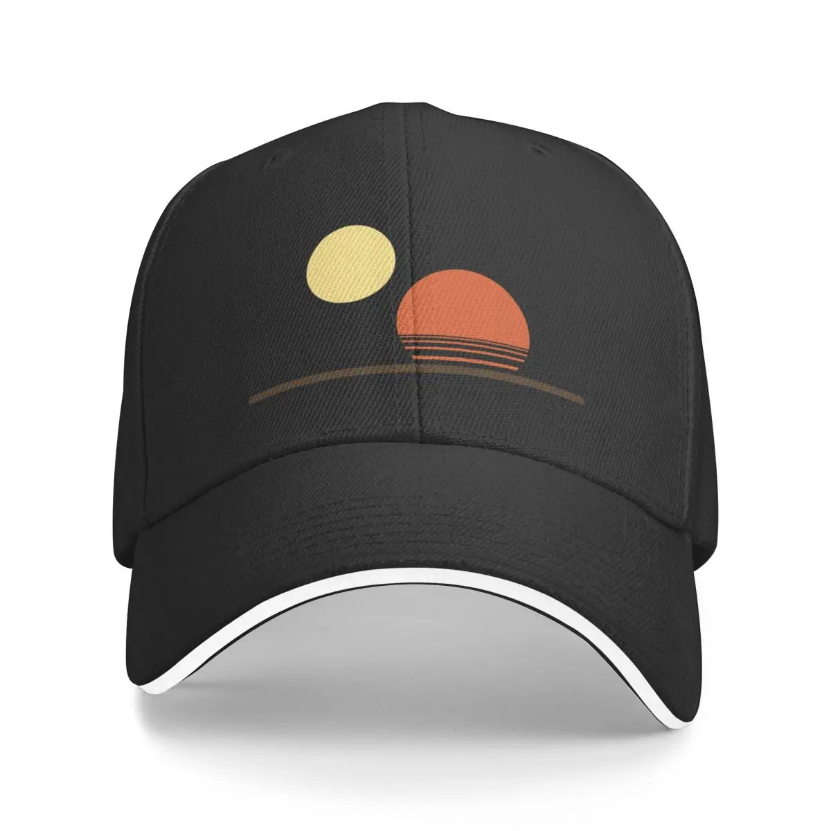 

binary sunset Baseball Cap Hat Man Luxury funny hat hard hat Boy Child Women's