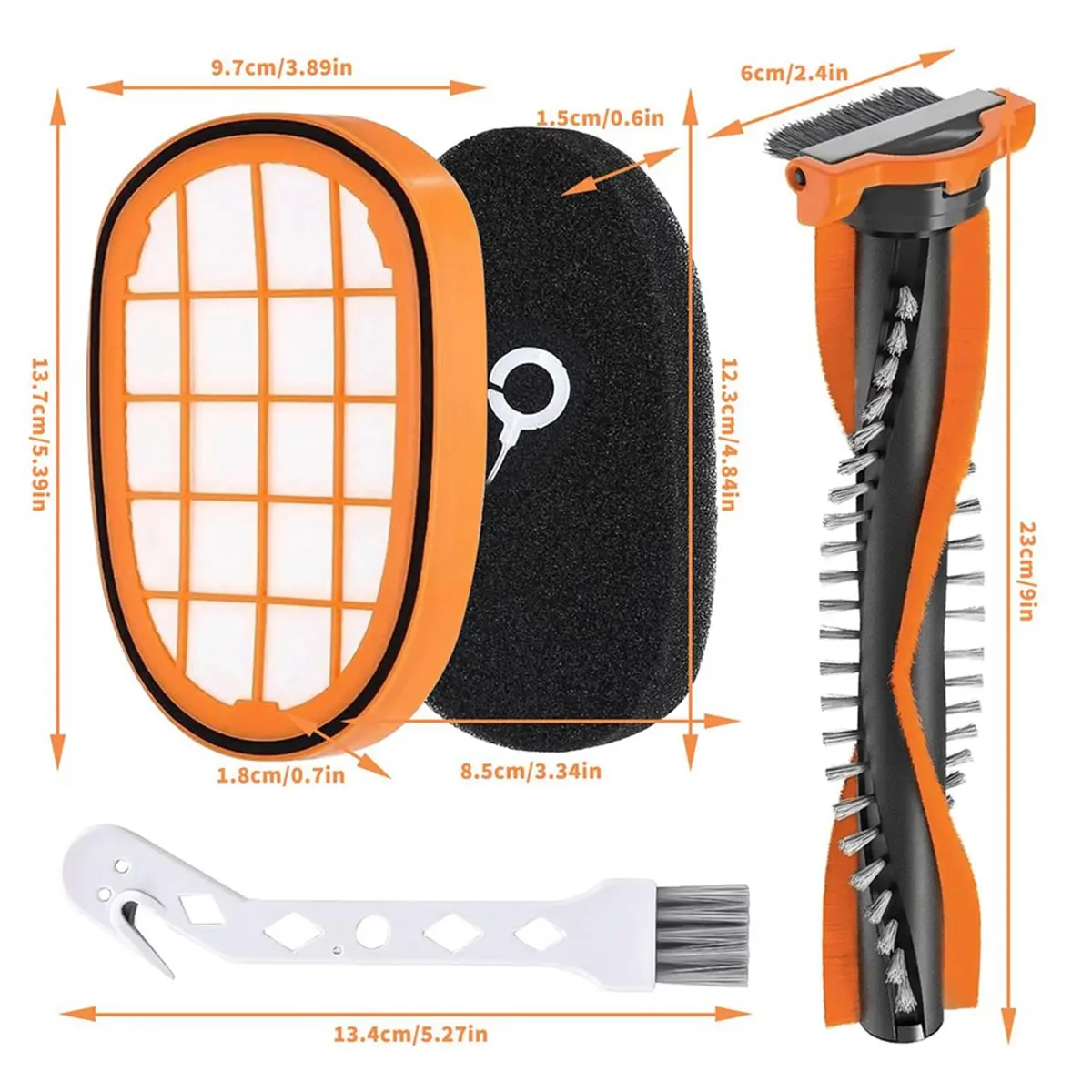 

Комплект A66I из 2 предметов: фильтр и сменная щетка для пылесоса Philips Speedpro Max