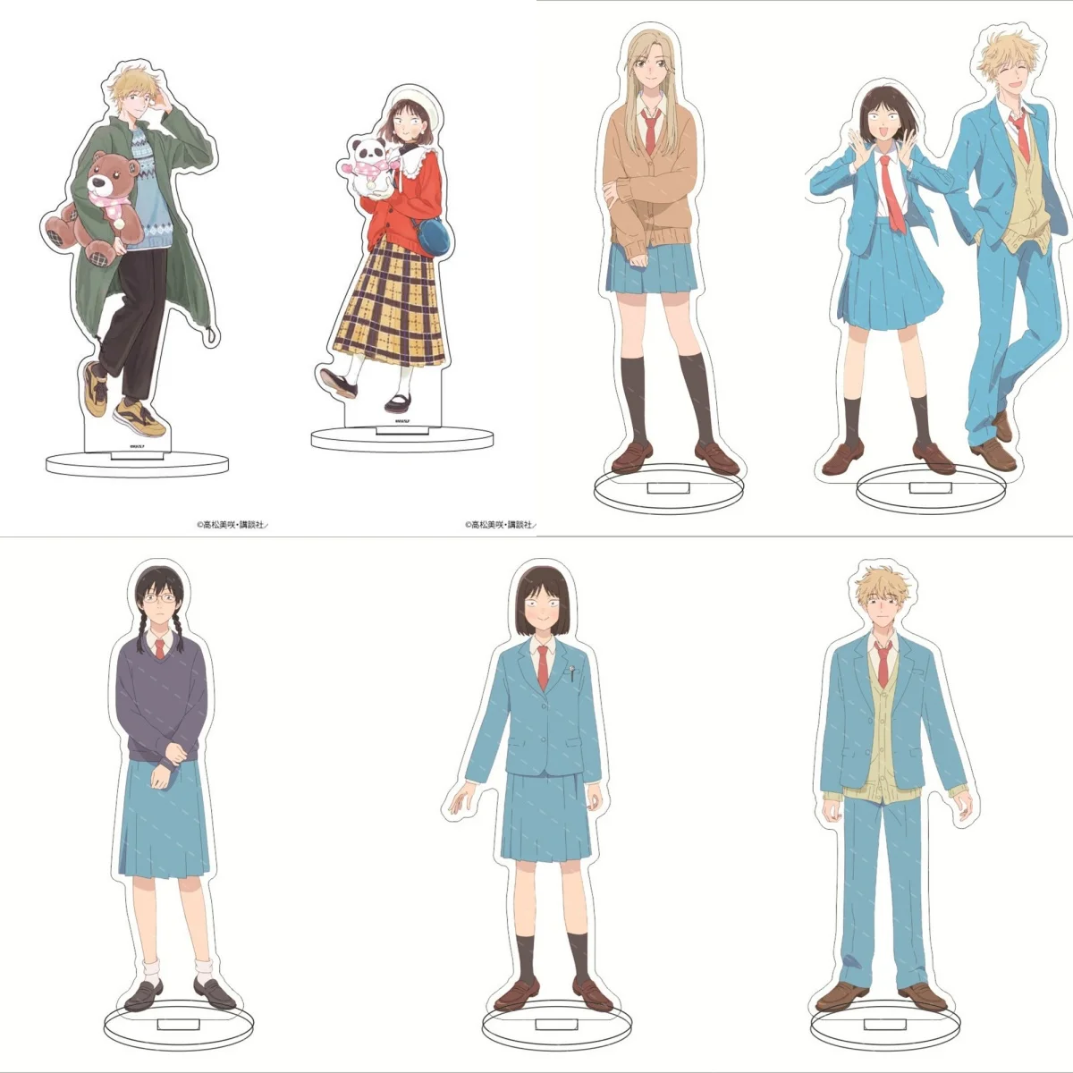 15CM Anime Skip and Loafer Acrylic Keychain Model Cosplay Charm Characters Ornament Accessories Goods Collection Gifts