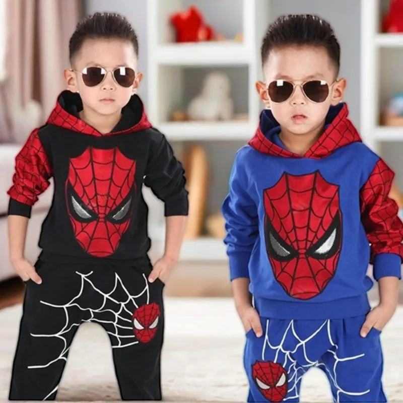 

Cute Cartoon Baby Boys & Toddlers Hoodie + Pants Tracksuit Set - Festival Cosplay Costume Outfit with Colorful Prints Fit
