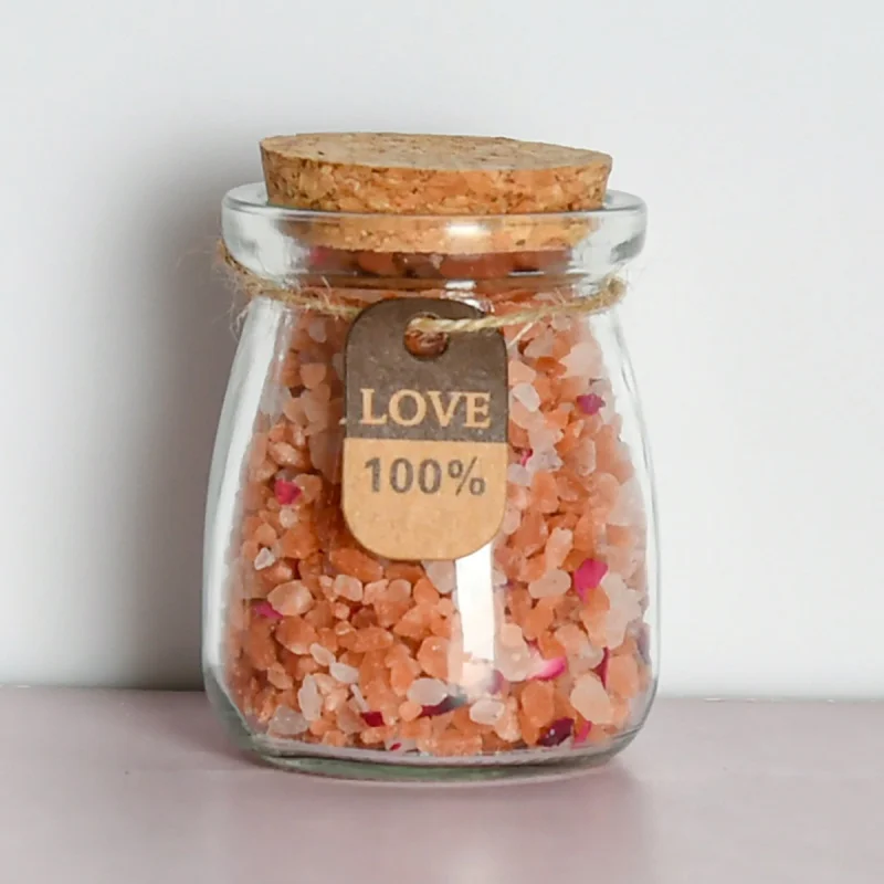 Mineral Granular Salt Rose Lavender Bath Salts Aromatherapy Crystal Salt Customized Fragrance Color