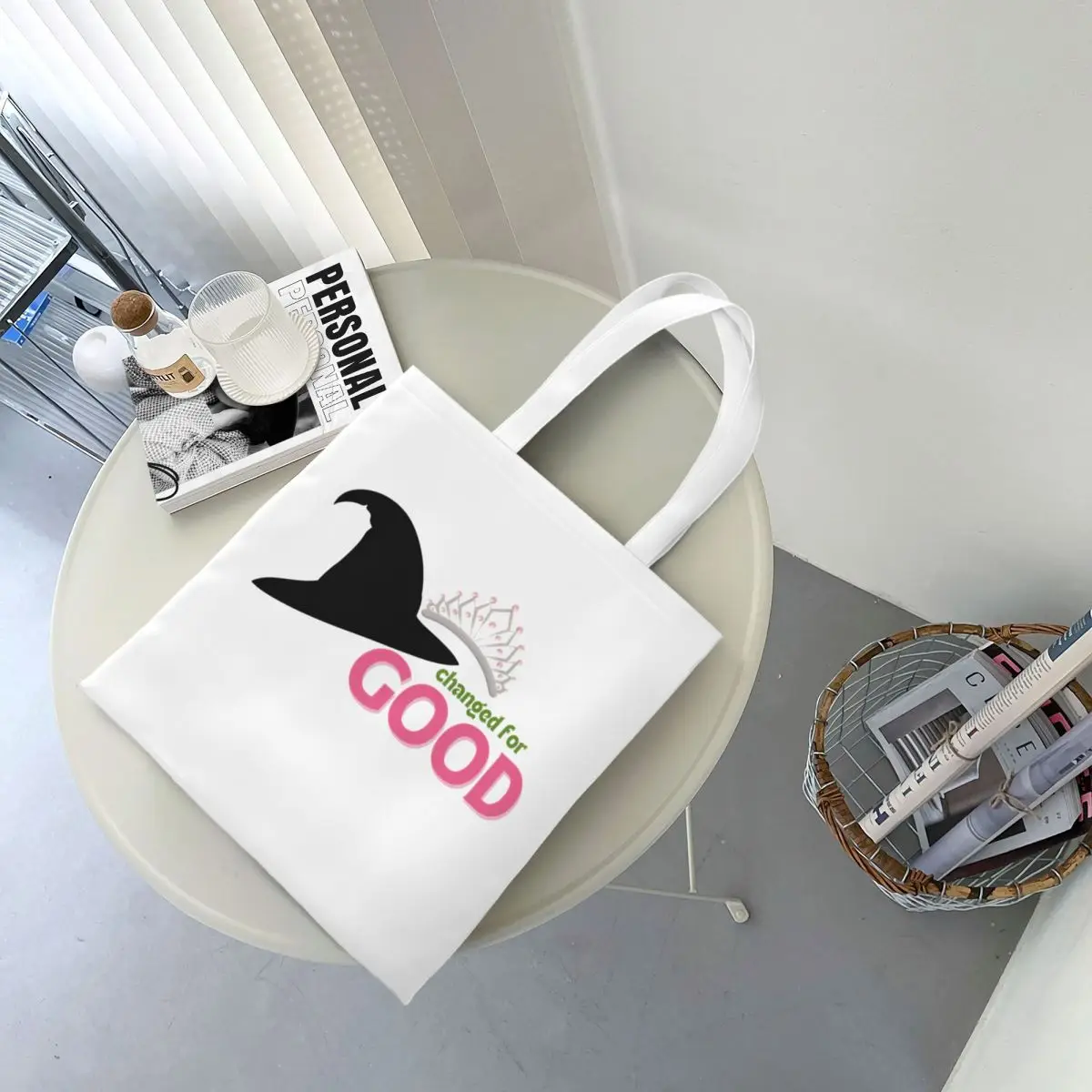 حقيبة يد قماشية متغيرة من أجل اقتباس جيد، حقائب بقالة ذات سعة كبيرة للمتسوقين للنساء #5