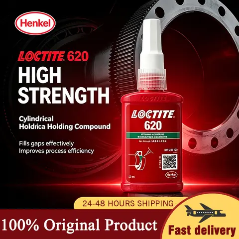 Original Loctite 620 Retaining Compound Green Anaerobic Sealant High Temperature Threadlocker 50ml/250ml