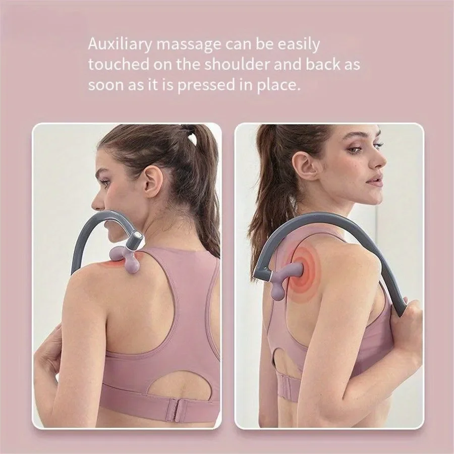 

Scapular Seam Massager Massage Hook Back Meridian Shoulder Cervical Vertebra Hook Lumbar Kneading Acupoint Hammer Massage Stick