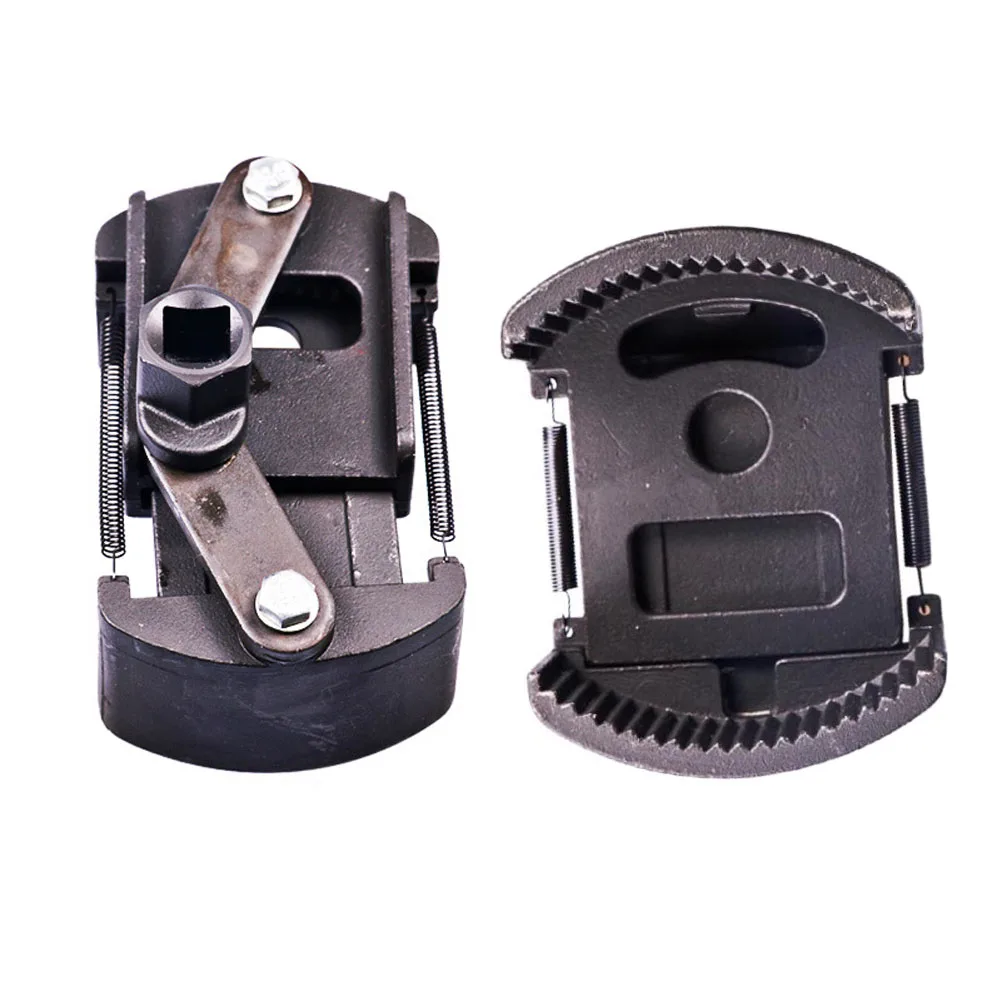 Adjustable 2 Jaw Oil Filter Wrench 60-105mm Cast Steel Remover Tool For Car Engine Maintenance Hand Tools