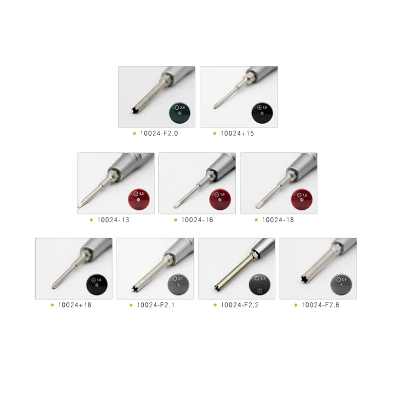 Eyeglass Repair Tool with Swivel Storage Base 9-Piece Eyeglass Screwdriver Set