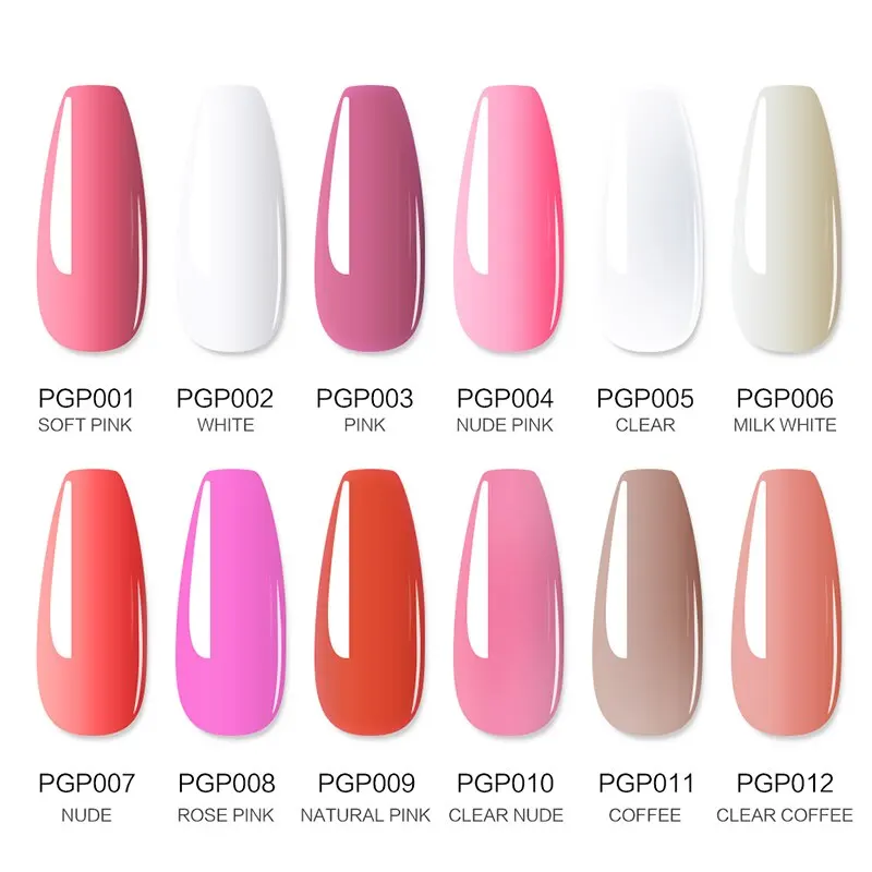 15ml Poly Extension Nail Gel For Nail Art Manicure Design 24Colors UV Varnishes Semi Permanent Builder Nail Gel Polish