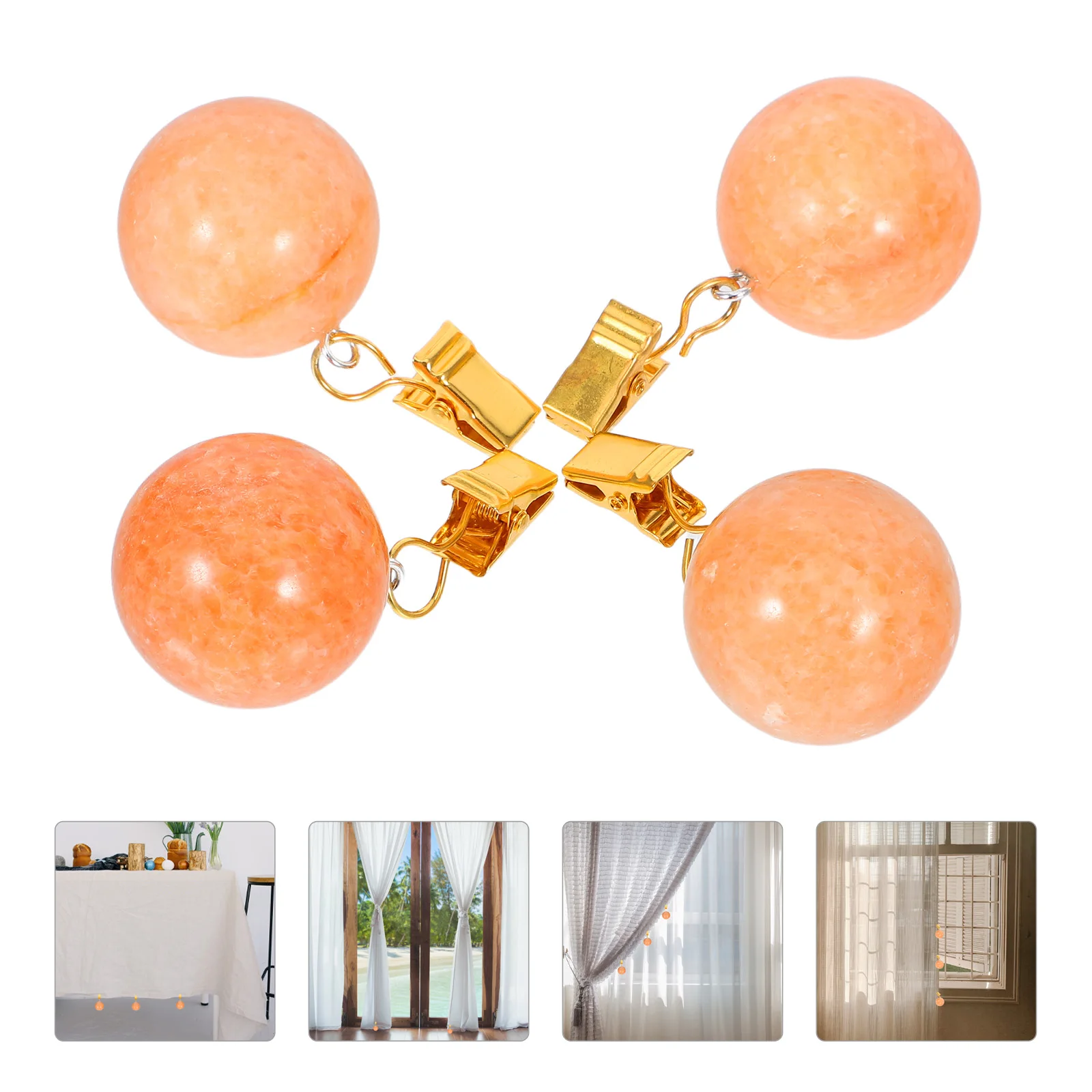 

Curtain Pendant Table Weight Stone Tablecloth Weights Outdoor Iron Runner Family Reunion Picnic Clips