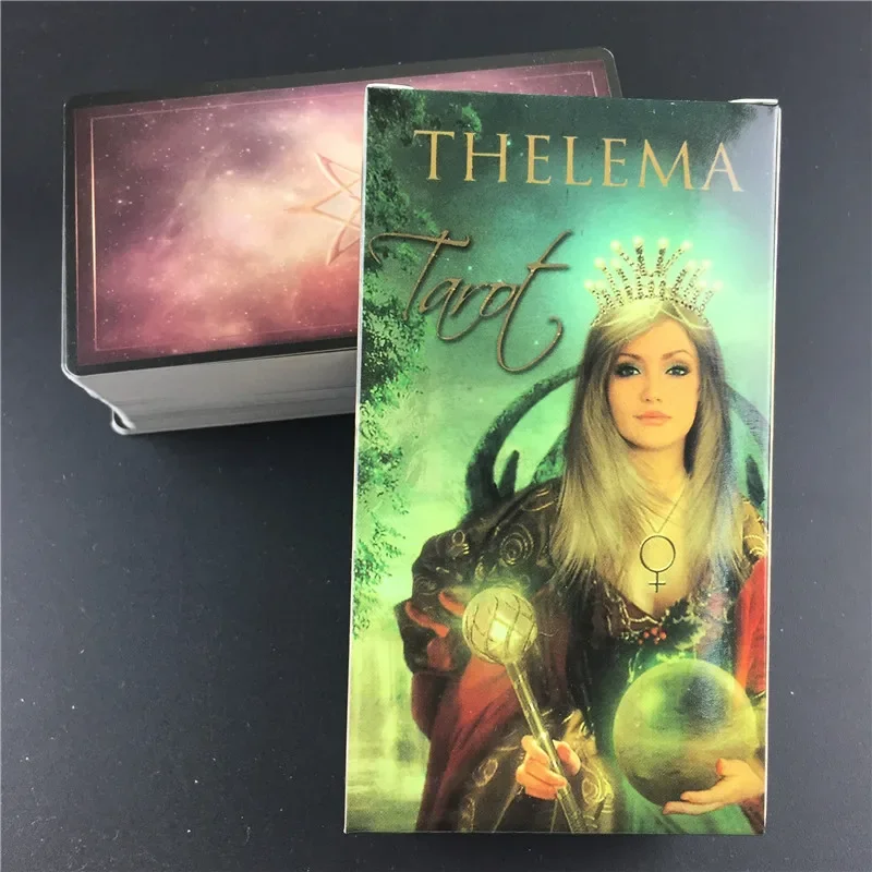 Thelema Tarot Card Table Deck Board Game For Family Party Playing With PDF Guidebook Entertainment