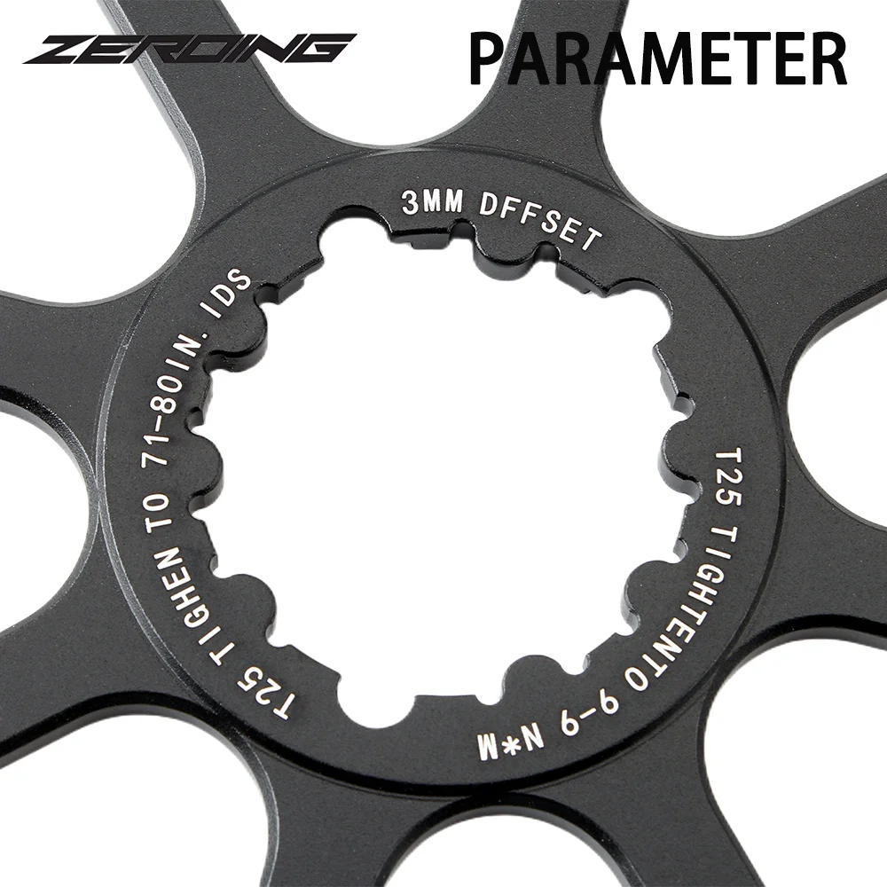 ZEROING Road Bike Tooth Disc 40 42 44 46 48 50T Folding Bicycle Sprocket Wheel Hollow Integrated Single Disc 10/11/12s Parts