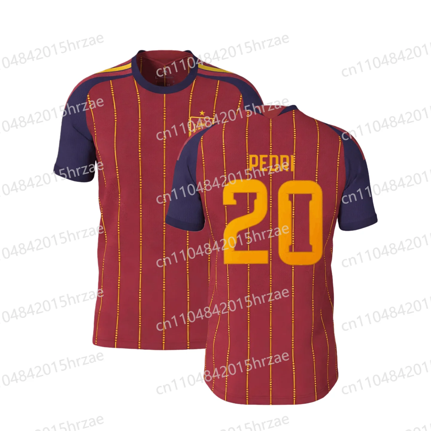 أحدث التصاميم اسبانيا نمط فريد الكبار الأطفال عارضة الرياضة تي شيرت كرة القدم جيرسي تنفس قصيرة الأكمام نادي كرة القدم