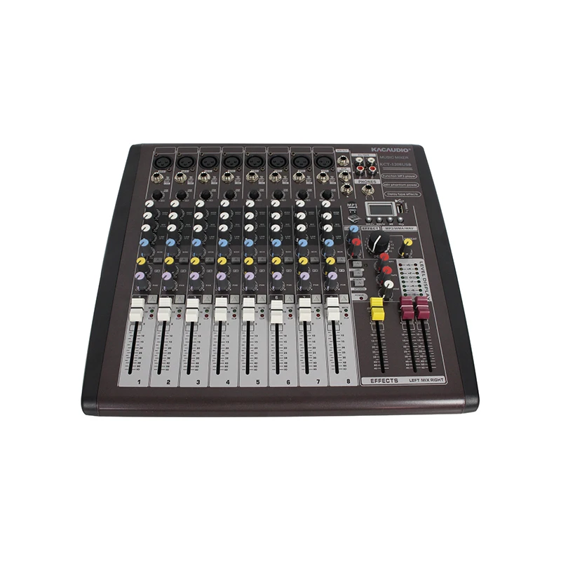 High Quality Professional Audio 8 Channel Digital Usb Audio Mixer Console Professional+Audio%2C+Video