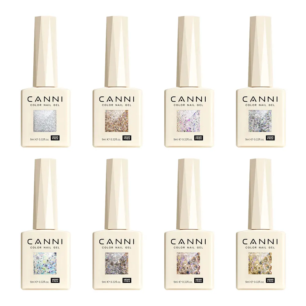 CC7 CANNI Nagel-Gel-Nagellack, 9 ml, TPO-FREI, geleerosa, halbtransparent, französischer Nagel-Gel-Nagellack, Soak Off UV-LED-Lack – Detail 26