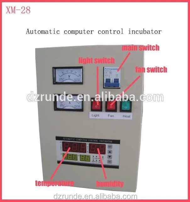 CE approved egg incubator controller XM-28 temperature & humiditiy controller for chicken egg incubator