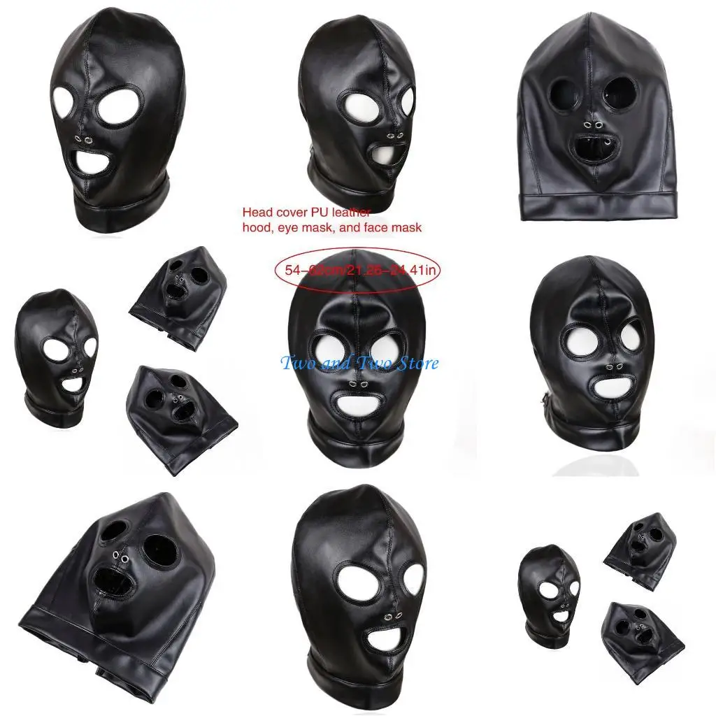 

HX6F Балаклава, головной убор, костюм для Хэллоуина, маска для лица с отверстием для глаз и рта