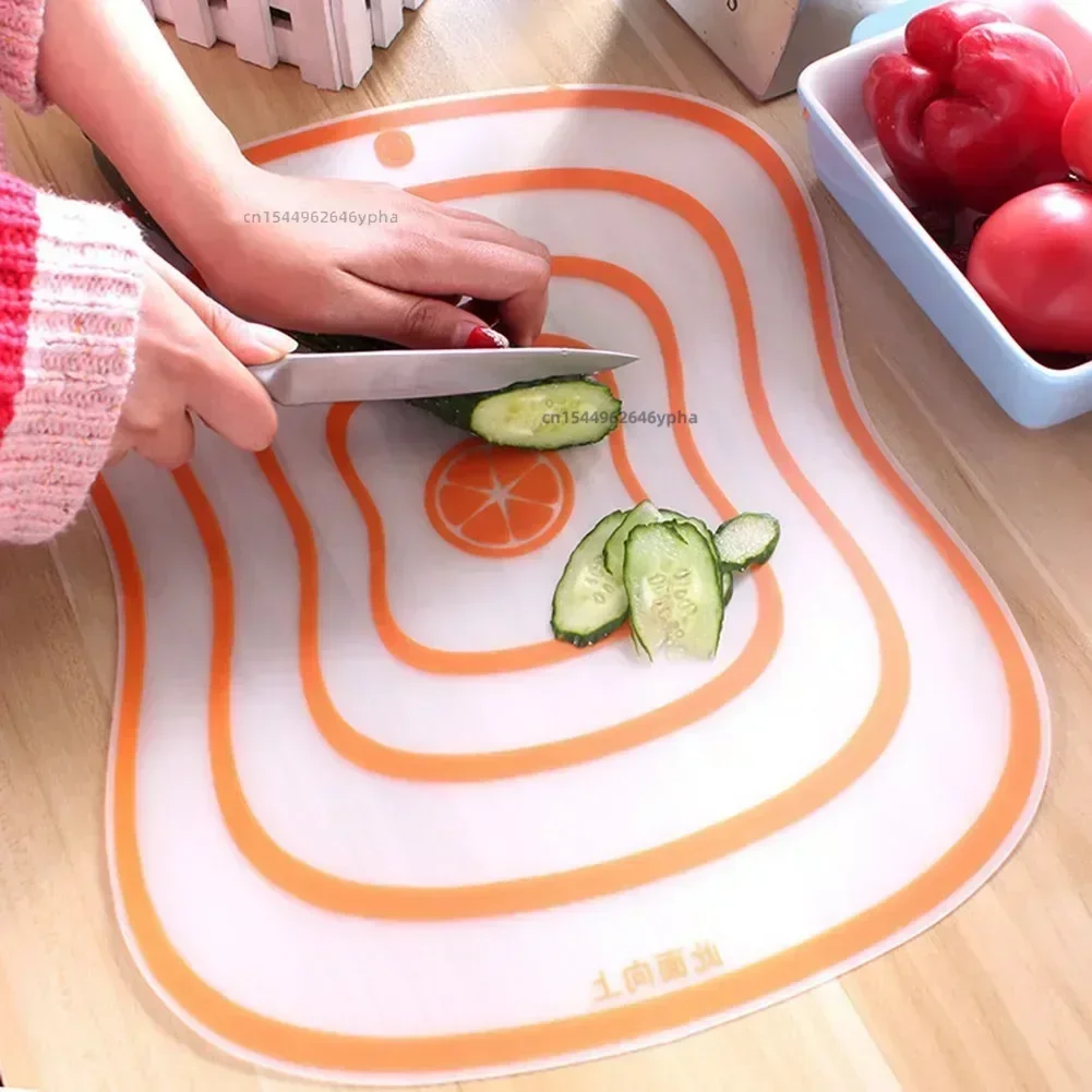 Flexible Transparent Cutting Board Kitchen PP Classification Chopping Board Vegetable Meat Cutting Board Kitchen Accessories