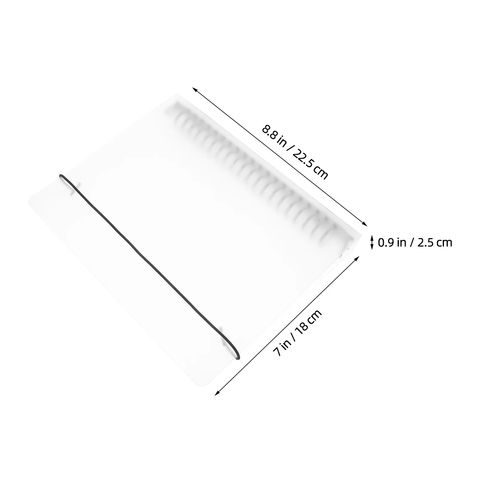 

1pc Transparent Loose Leaf Binder Cover Pp Waterproof For Journal Notebook Planner School Office File Binder Cover