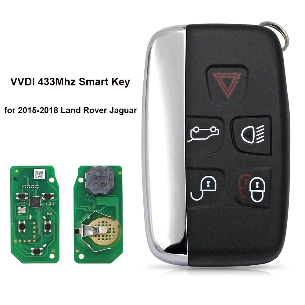 

Умный ключ CN004036, 5 кнопок, 433 мАч, для Land Rover Jaguar Word 2015 2016 2017 2018 для VVDI N51 I80 AP X300 программатора