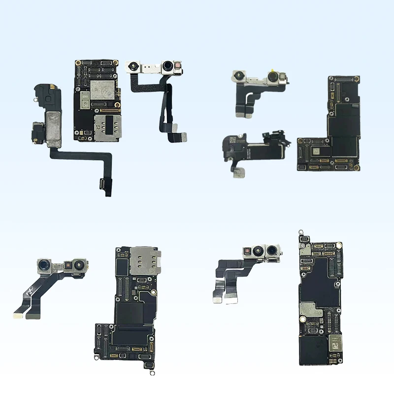 Entsperrtes Original-Logicboard Motherboard mit Face ID für iPhone X XS XR 11 12 13 14 15 Pro Max Handy-Motherboard